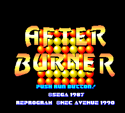 After Burner II screenshot 3 for PC Engine